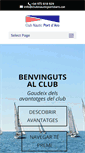 Mobile Screenshot of clubnauticportdaro.cat